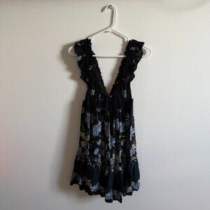 EUC Intimately Free People Bali Wild Daisy Slip Mini Dress